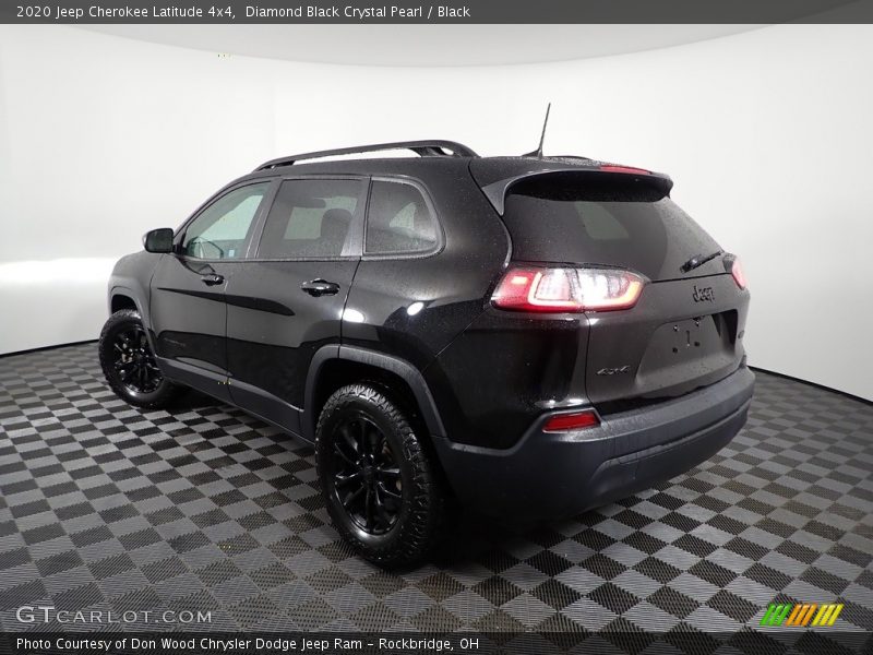 Diamond Black Crystal Pearl / Black 2020 Jeep Cherokee Latitude 4x4