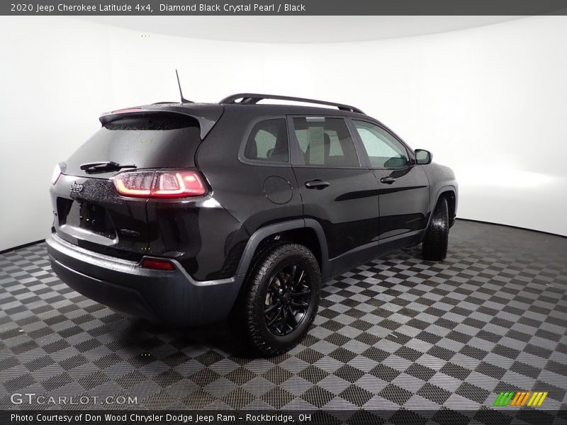 Diamond Black Crystal Pearl / Black 2020 Jeep Cherokee Latitude 4x4