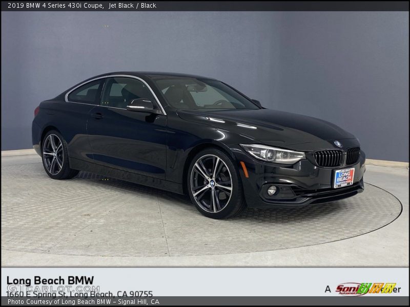 Jet Black / Black 2019 BMW 4 Series 430i Coupe