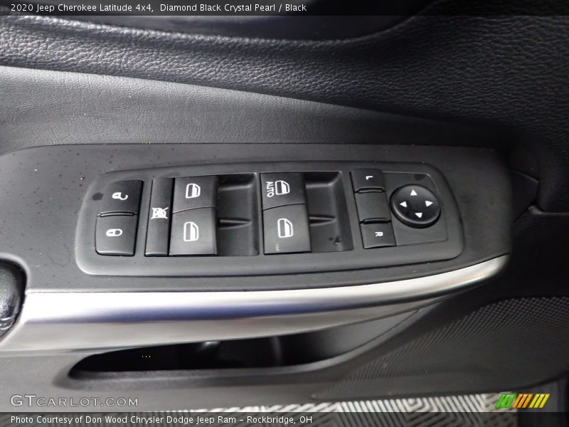 Diamond Black Crystal Pearl / Black 2020 Jeep Cherokee Latitude 4x4