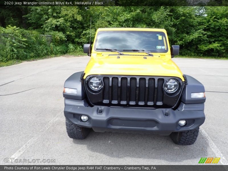 Hellayella / Black 2020 Jeep Wrangler Unlimited Willys 4x4