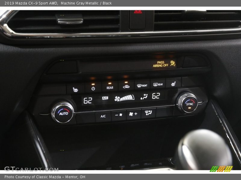 Controls of 2019 CX-9 Sport AWD