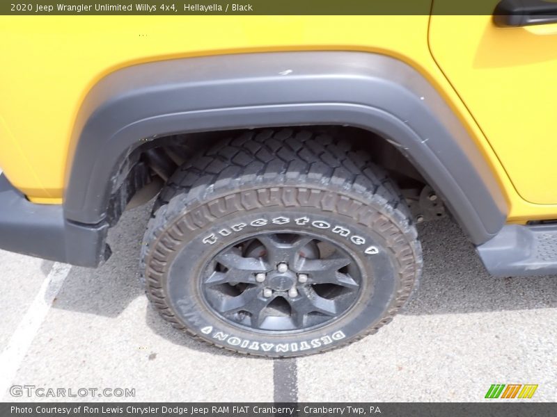 Hellayella / Black 2020 Jeep Wrangler Unlimited Willys 4x4