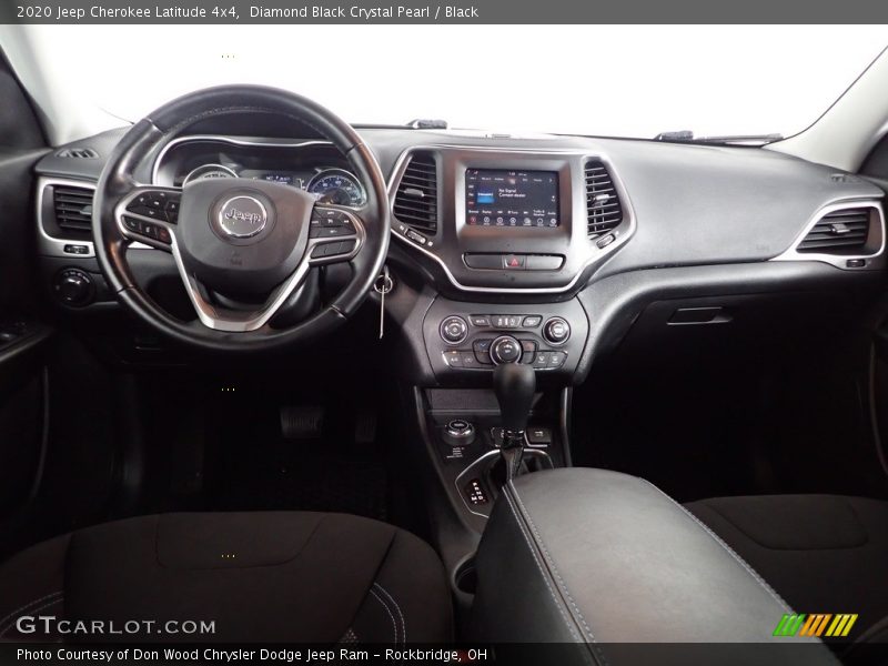 Diamond Black Crystal Pearl / Black 2020 Jeep Cherokee Latitude 4x4