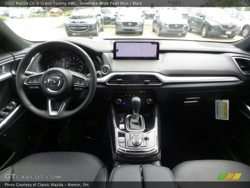 Snowflake White Pearl Mica / Black 2022 Mazda CX-9 Grand Touring AWD