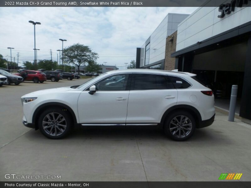Snowflake White Pearl Mica / Black 2022 Mazda CX-9 Grand Touring AWD
