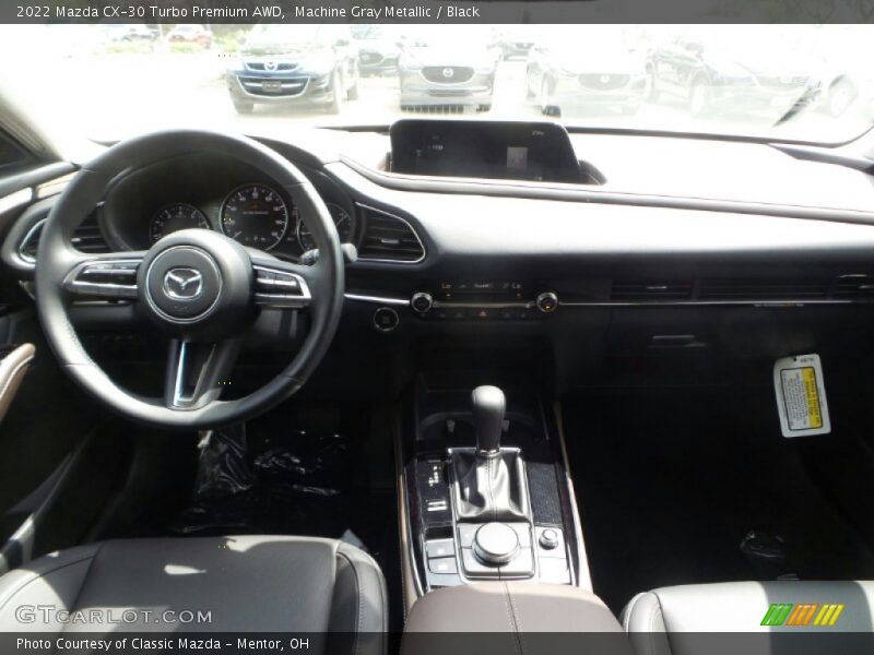 Machine Gray Metallic / Black 2022 Mazda CX-30 Turbo Premium AWD