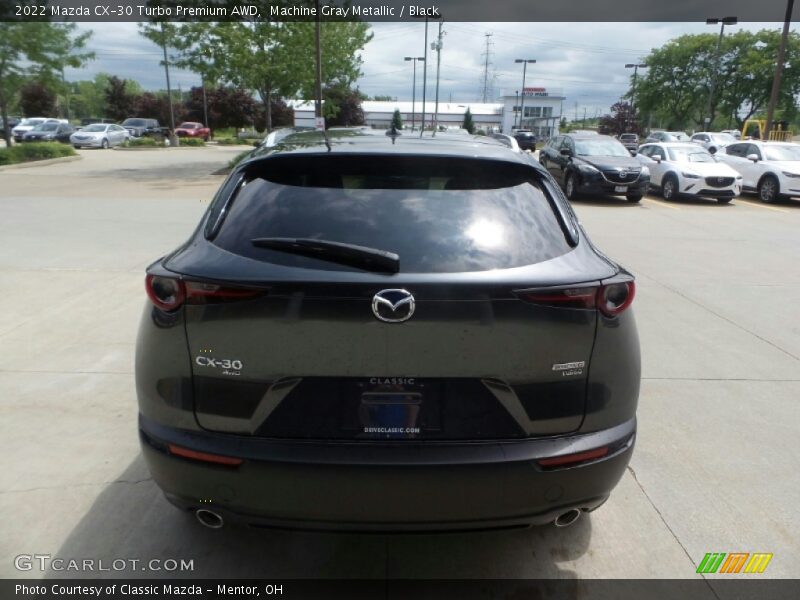 Machine Gray Metallic / Black 2022 Mazda CX-30 Turbo Premium AWD