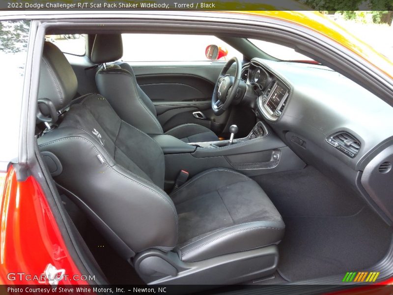 Front Seat of 2022 Challenger R/T Scat Pack Shaker Widebody