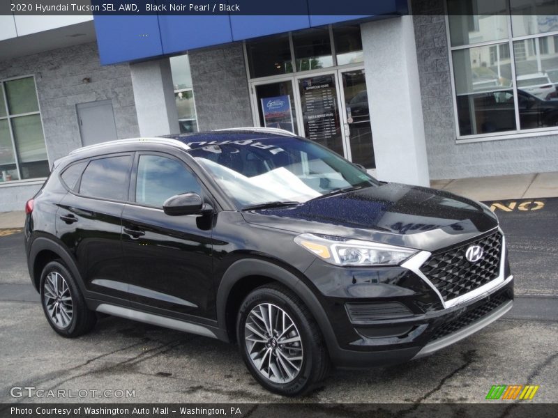 Black Noir Pearl / Black 2020 Hyundai Tucson SEL AWD