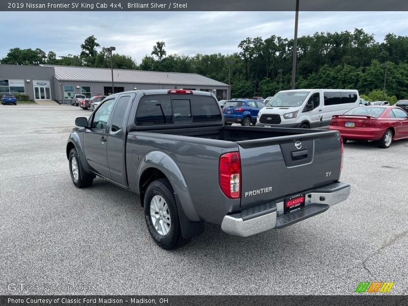 Brilliant Silver / Steel 2019 Nissan Frontier SV King Cab 4x4