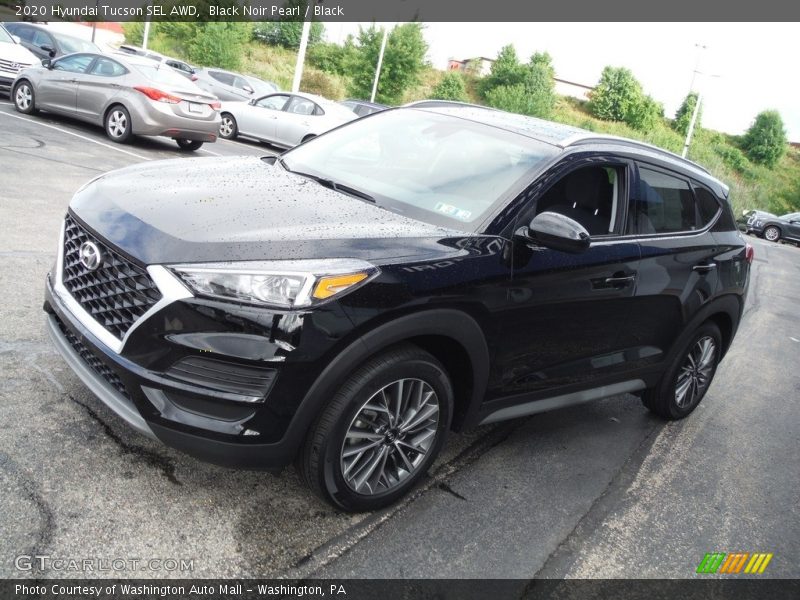 Black Noir Pearl / Black 2020 Hyundai Tucson SEL AWD