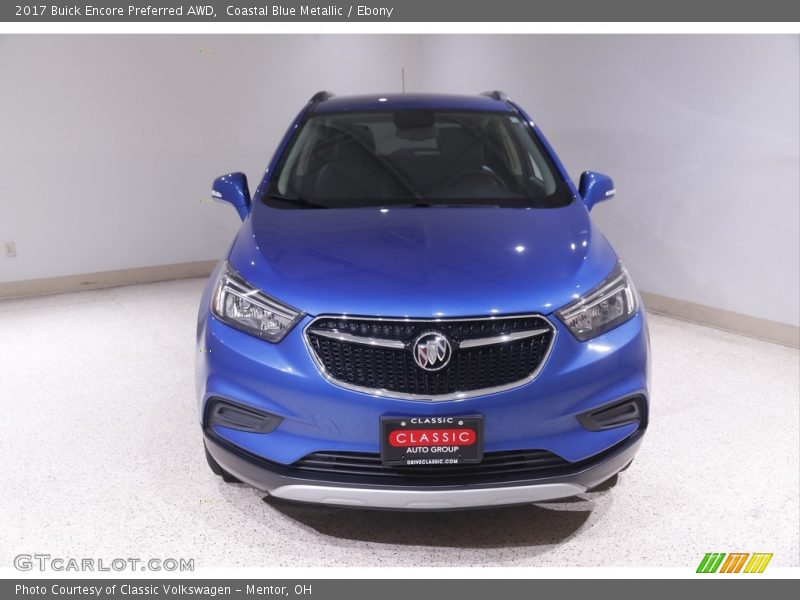 Coastal Blue Metallic / Ebony 2017 Buick Encore Preferred AWD