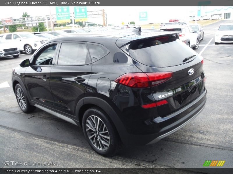 Black Noir Pearl / Black 2020 Hyundai Tucson SEL AWD