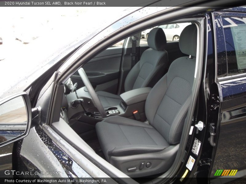 Black Noir Pearl / Black 2020 Hyundai Tucson SEL AWD