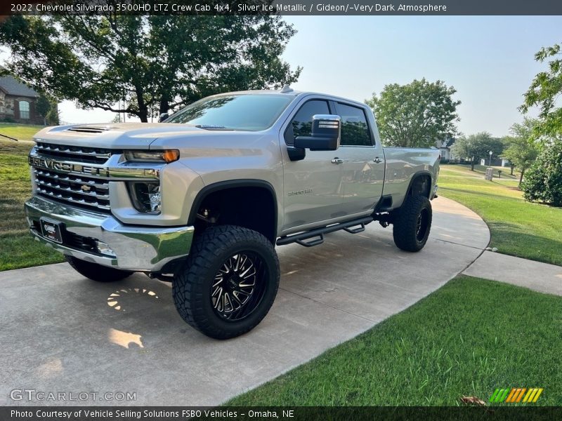 Silver Ice Metallic / Gideon/­Very Dark Atmosphere 2022 Chevrolet Silverado 3500HD LTZ Crew Cab 4x4