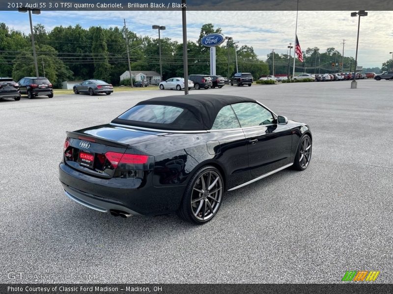 Brilliant Black / Black 2012 Audi S5 3.0 TFSI quattro Cabriolet