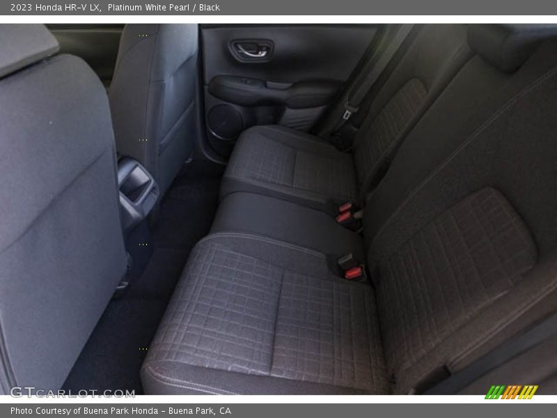 Platinum White Pearl / Black 2023 Honda HR-V LX