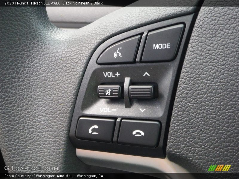 Black Noir Pearl / Black 2020 Hyundai Tucson SEL AWD