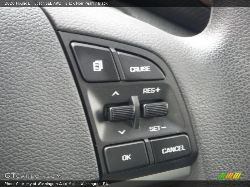 Black Noir Pearl / Black 2020 Hyundai Tucson SEL AWD