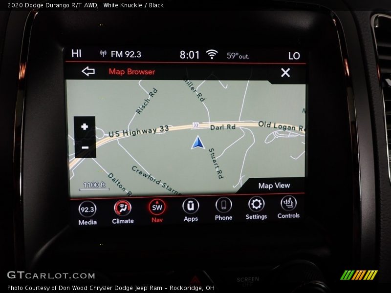 White Knuckle / Black 2020 Dodge Durango R/T AWD