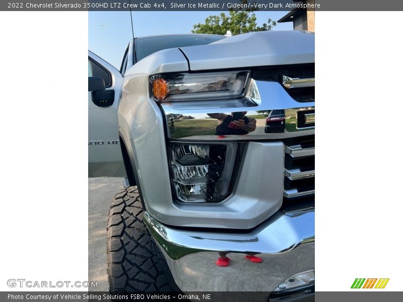 Silver Ice Metallic / Gideon/­Very Dark Atmosphere 2022 Chevrolet Silverado 3500HD LTZ Crew Cab 4x4