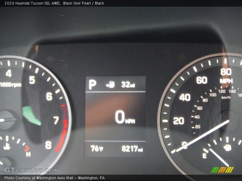 Black Noir Pearl / Black 2020 Hyundai Tucson SEL AWD