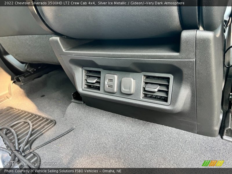 Silver Ice Metallic / Gideon/­Very Dark Atmosphere 2022 Chevrolet Silverado 3500HD LTZ Crew Cab 4x4