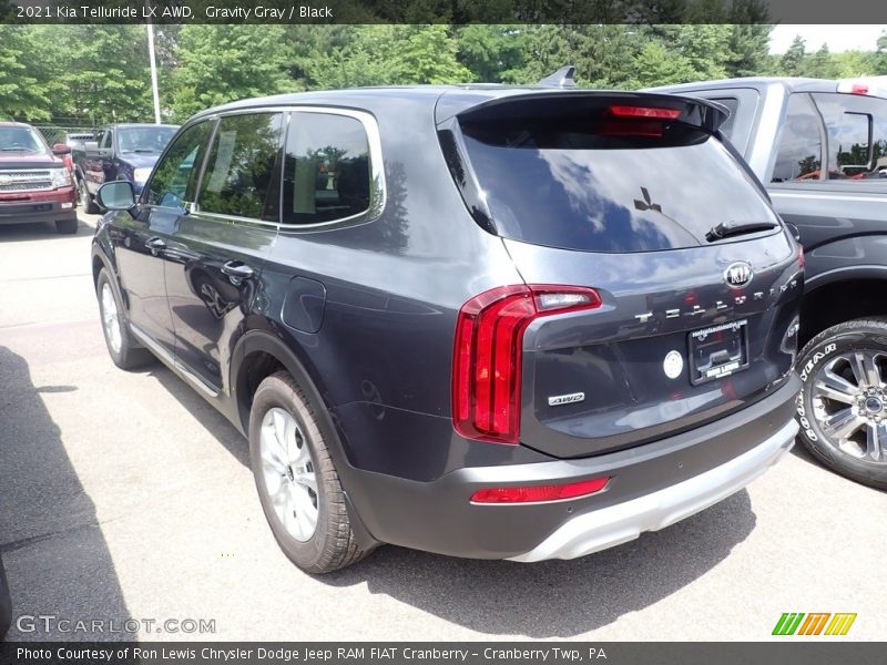 Gravity Gray / Black 2021 Kia Telluride LX AWD