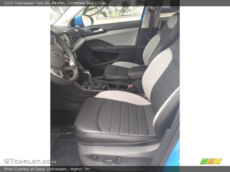 Cornflower Blue / Gray 2022 Volkswagen Taos SEL 4Motion