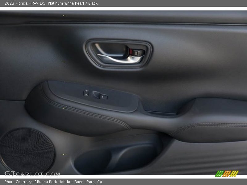 Platinum White Pearl / Black 2023 Honda HR-V LX