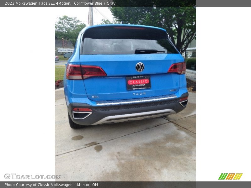 Cornflower Blue / Gray 2022 Volkswagen Taos SEL 4Motion
