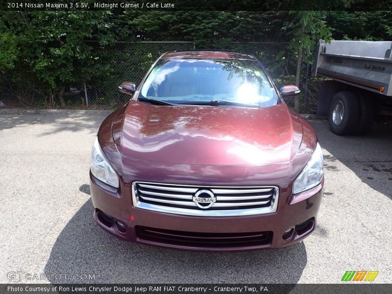 Midnight Garnet / Cafe Latte 2014 Nissan Maxima 3.5 SV