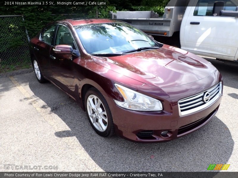 Midnight Garnet / Cafe Latte 2014 Nissan Maxima 3.5 SV