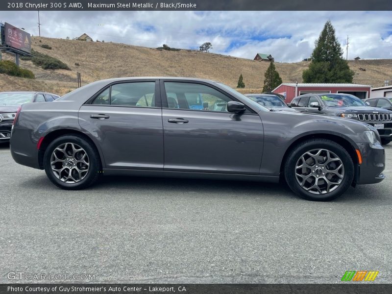 Maximum Steel Metallic / Black/Smoke 2018 Chrysler 300 S AWD