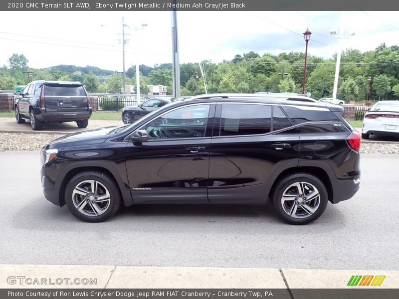 Ebony Twilight Metallic / Medium Ash Gray/Jet Black 2020 GMC Terrain SLT AWD