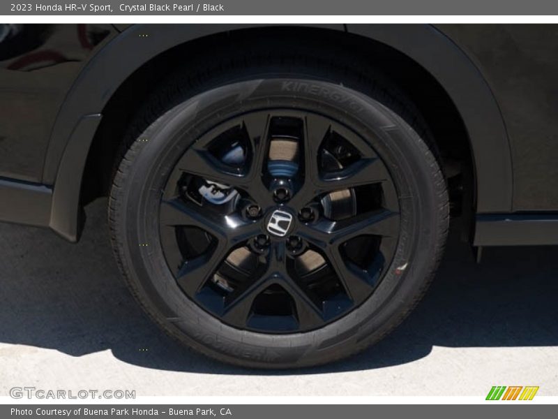 Crystal Black Pearl / Black 2023 Honda HR-V Sport