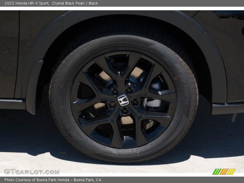 Crystal Black Pearl / Black 2023 Honda HR-V Sport
