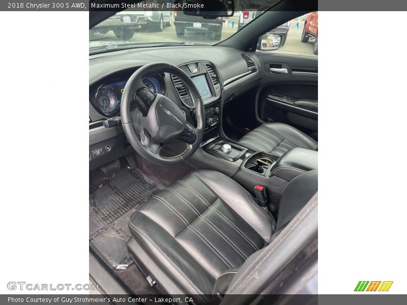 Maximum Steel Metallic / Black/Smoke 2018 Chrysler 300 S AWD
