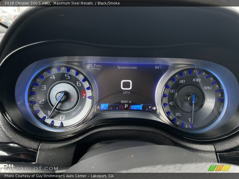 Maximum Steel Metallic / Black/Smoke 2018 Chrysler 300 S AWD