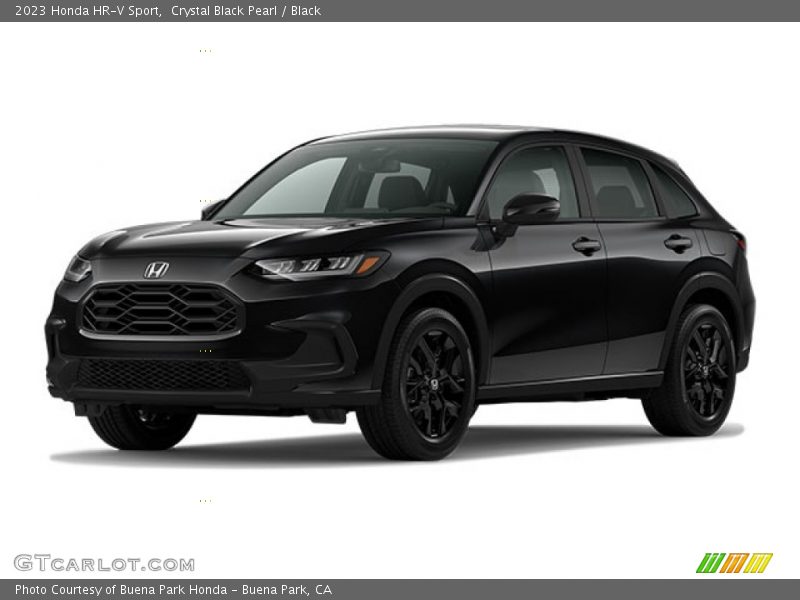 Crystal Black Pearl / Black 2023 Honda HR-V Sport