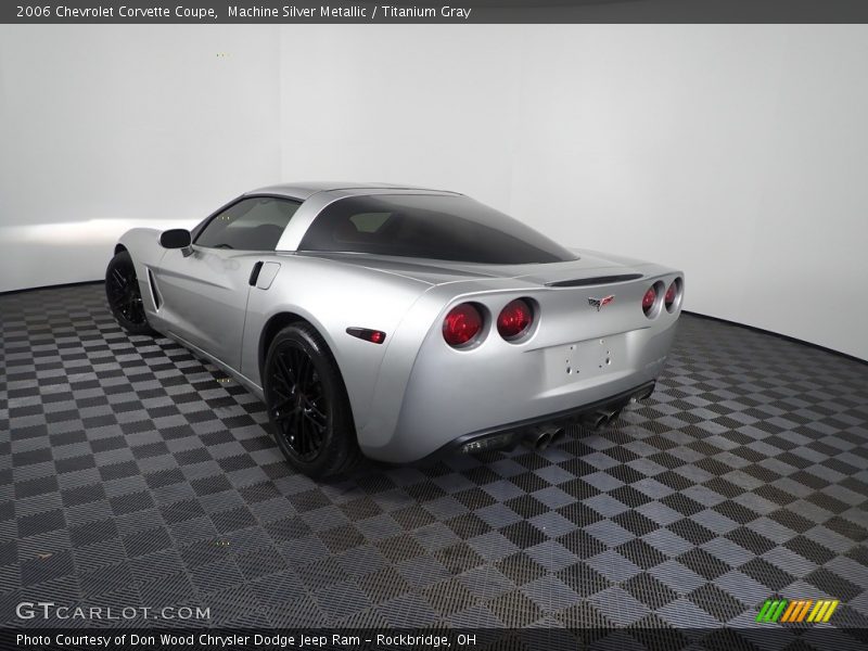 Machine Silver Metallic / Titanium Gray 2006 Chevrolet Corvette Coupe