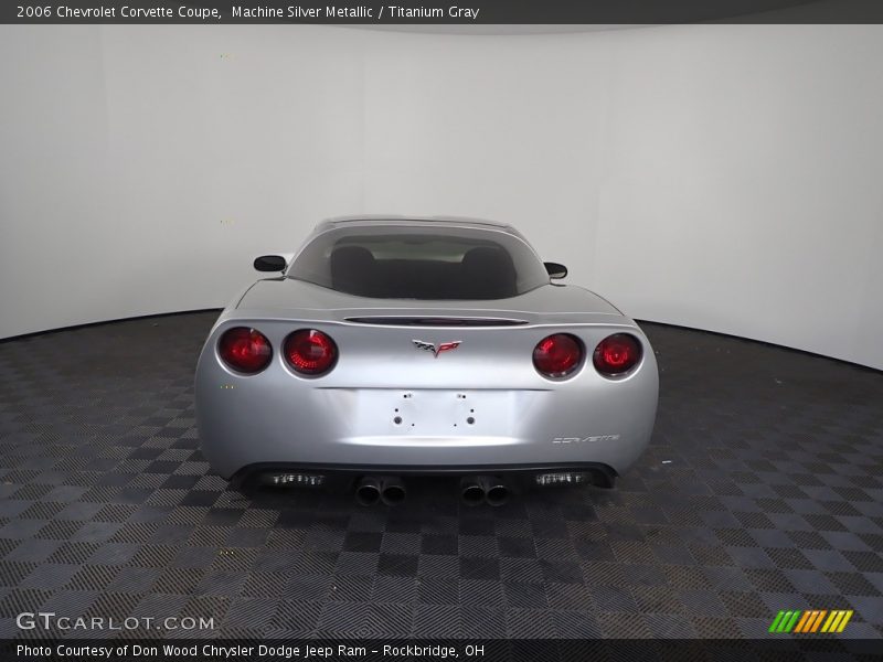 Machine Silver Metallic / Titanium Gray 2006 Chevrolet Corvette Coupe
