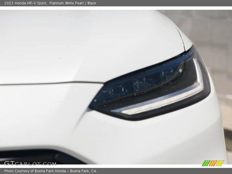 Platinum White Pearl / Black 2023 Honda HR-V Sport
