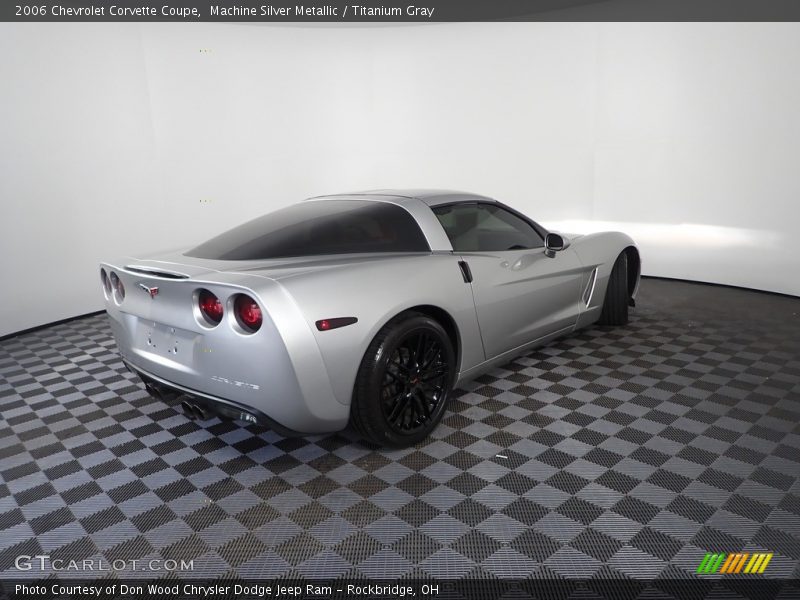Machine Silver Metallic / Titanium Gray 2006 Chevrolet Corvette Coupe