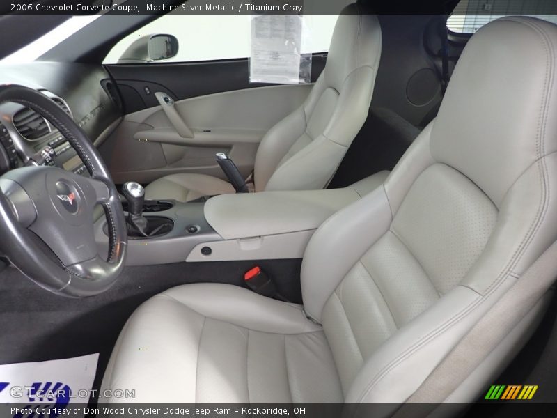 Front Seat of 2006 Corvette Coupe