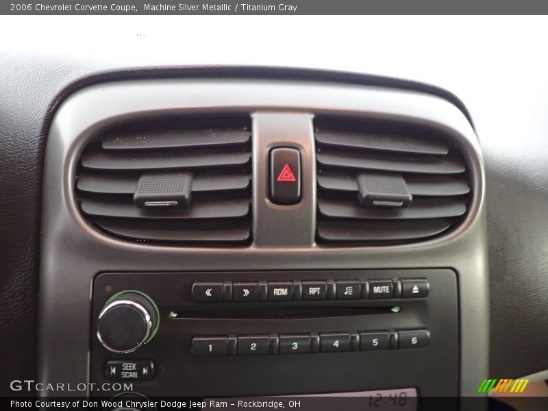 Machine Silver Metallic / Titanium Gray 2006 Chevrolet Corvette Coupe