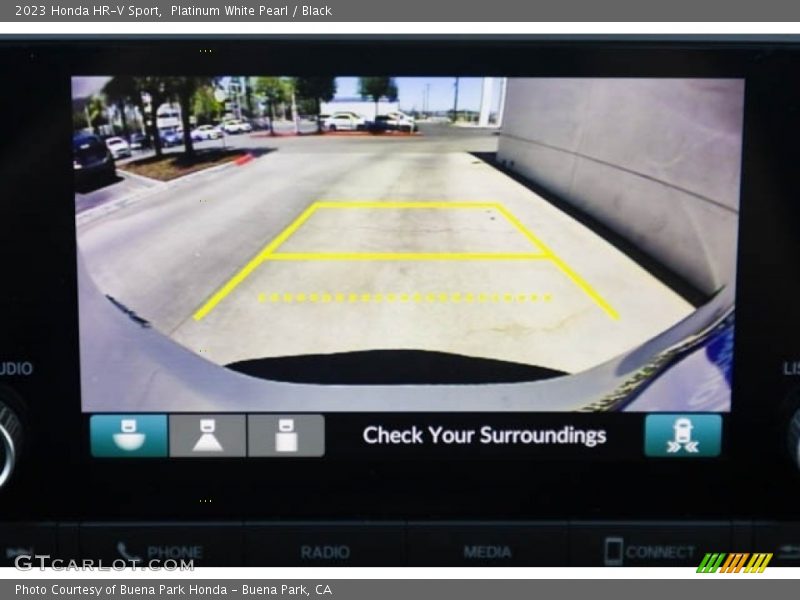 Platinum White Pearl / Black 2023 Honda HR-V Sport