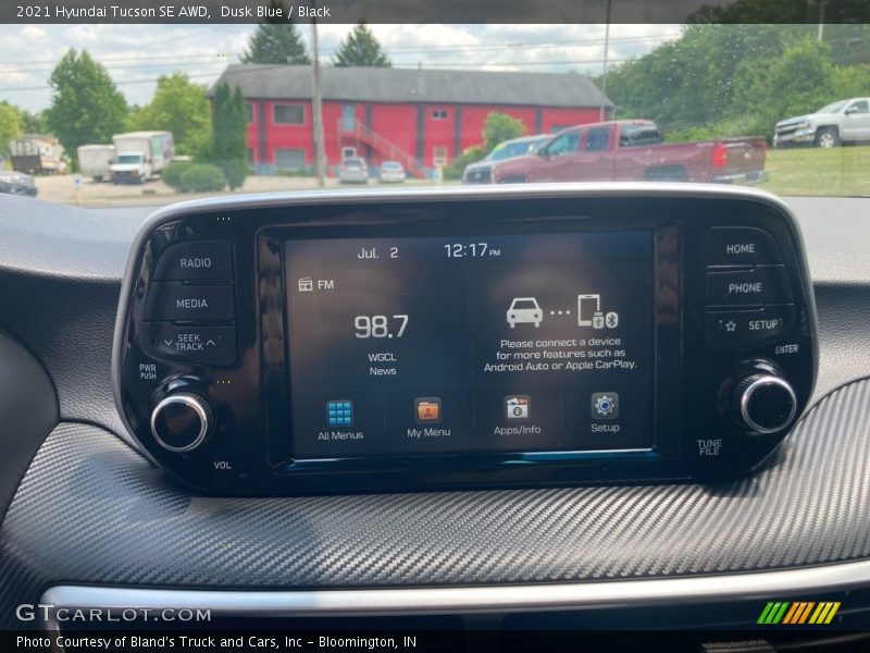 Dusk Blue / Black 2021 Hyundai Tucson SE AWD