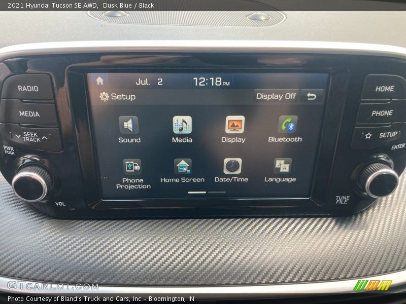 Dusk Blue / Black 2021 Hyundai Tucson SE AWD